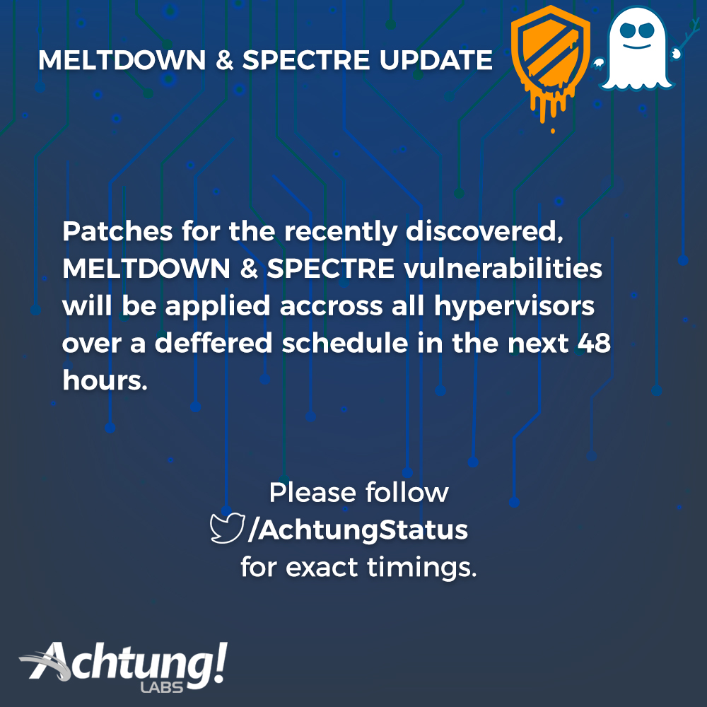 Meltdown and Spectre update